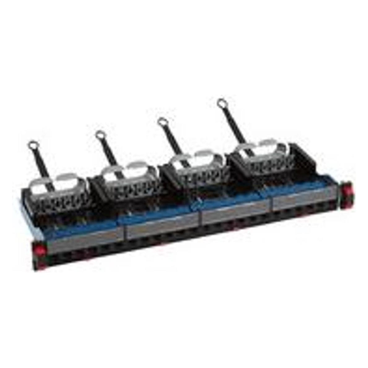 Legrand 033760, RJ-45, Cat6, U/UTP (UTP), Black, Rack mounting, 1U (33760)