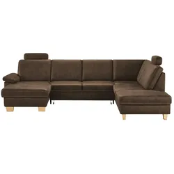 Kollektion Kraft Wohnlandschaft Kunstleder Samu ¦ braun ¦ Maße (cm): B: 316 H: 90 T: 235.0