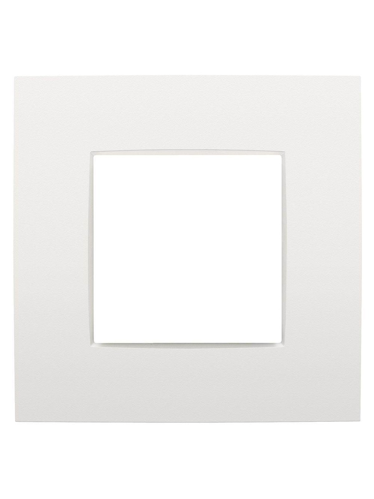 Niko-Servodan Single flush surround plate intense white