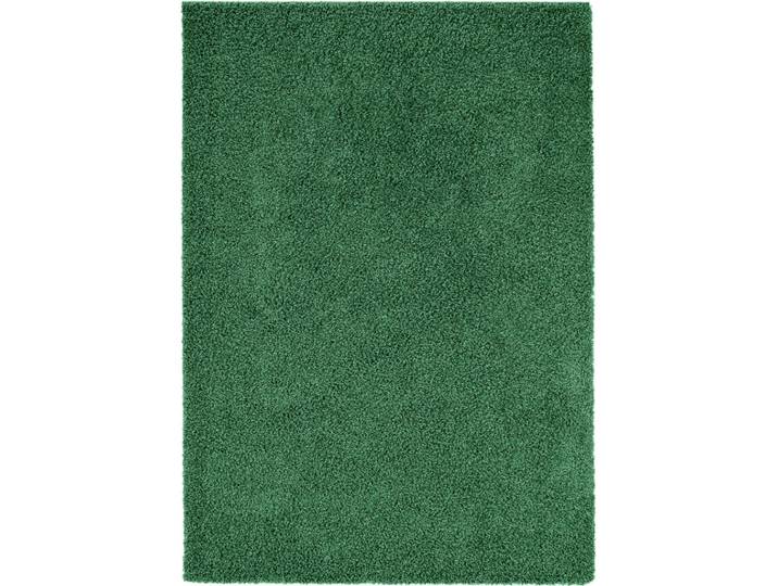 Tapis à poils longs vert 133x190