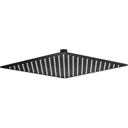 Neuesbad Serie 310 Quadratische Kopfbrause, Edelstahl, 250x250, Schwarz NB1DENAC202K1