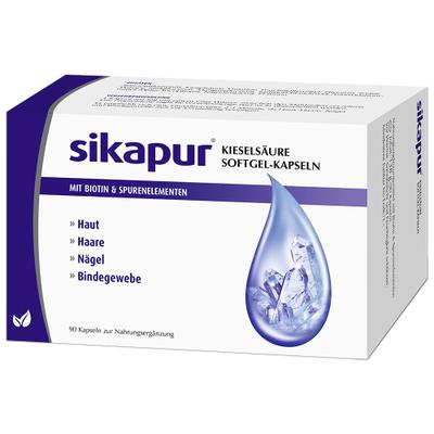 Sikapur Kieselsäure Softgel-Kapseln mit Biotin 90 St Kapseln