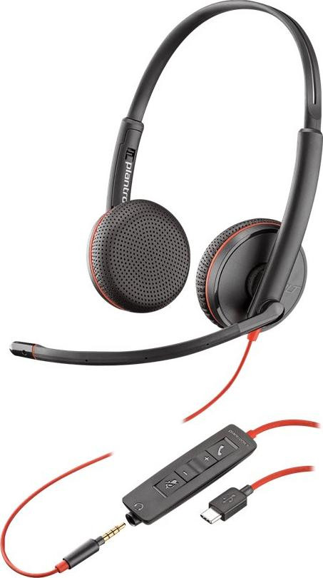 HP Poly Blackwire C3225 USB-C headset