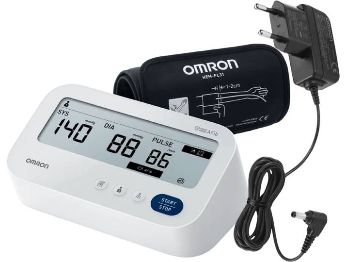 Omron X3 Comfort AFib + AC Adapter