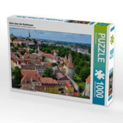 CALVENDO Puzzle Blick über die Stadtmauer 1000 Teile Lege-Größe 64 x 48 cm Foto-Puzzle Bild von Nina Schwarze