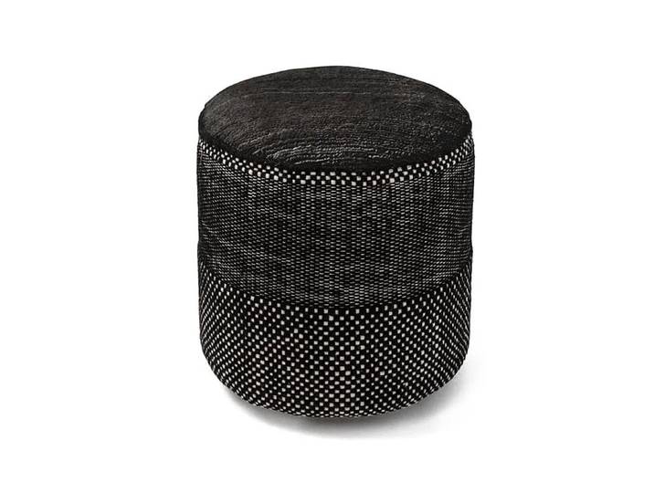 NANIMARQUINA pouf pour l'extérieur TRES (Noir - Plastique recyclé)