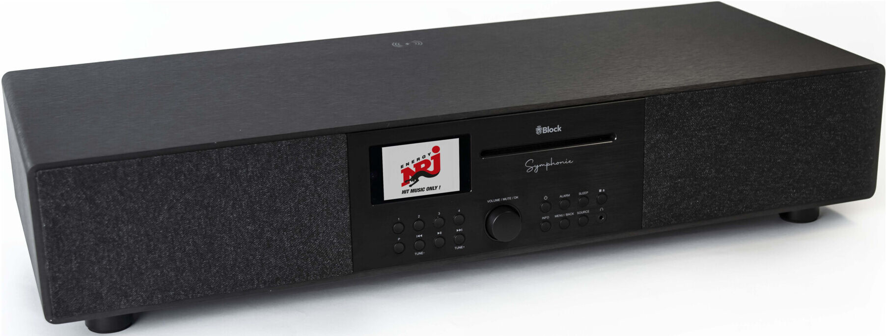 block Smartradio Symphonie Anthrazit 80W WLAN Bluetooth® (AB10219-03)