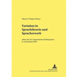 Variation in Sprachtheorie und Spracherwerb, Fachbücher