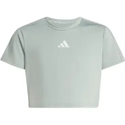 Adidas, Jungen, Sportshirt, Glam Seasonal Print (128), Grün, Silber, 128