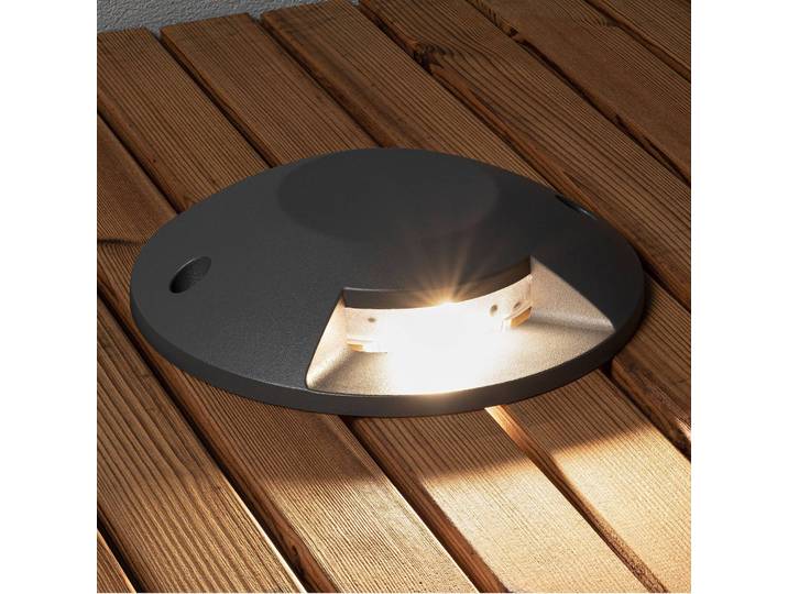 Konstsmide LED-Bodenstrahler 7880-370, einflammig 7880-370, schwarz, Aluminium, Modern