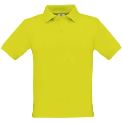 B&C Kinder Piqué Polo Safran PK486 pixel lime 9-11