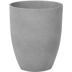 BLUMENTOPF hellgrau rund 35/35/42 cm Croton