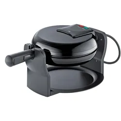 Cilio Waffeleisen, drehbar, schwarz, Waffeleisen, Schwarz