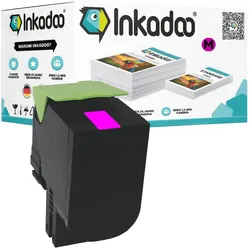 Inkadoo, Toner, Toner kompatibel mit Lexmark C2320Y0 Toner