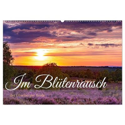 Im Blütenrausch der Lüneburger Heide (Wandkalender 2027 DIN A2 quer), CALVENDO Monatskalender