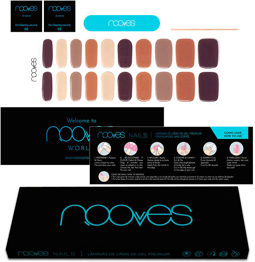 Nooves Ongles Gel terre secrète premium luxe #couleur unie