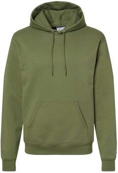 Champion S700 Powerblend Hooded Sweatshirt in Fresh Olive size Large   Cotton Polyester