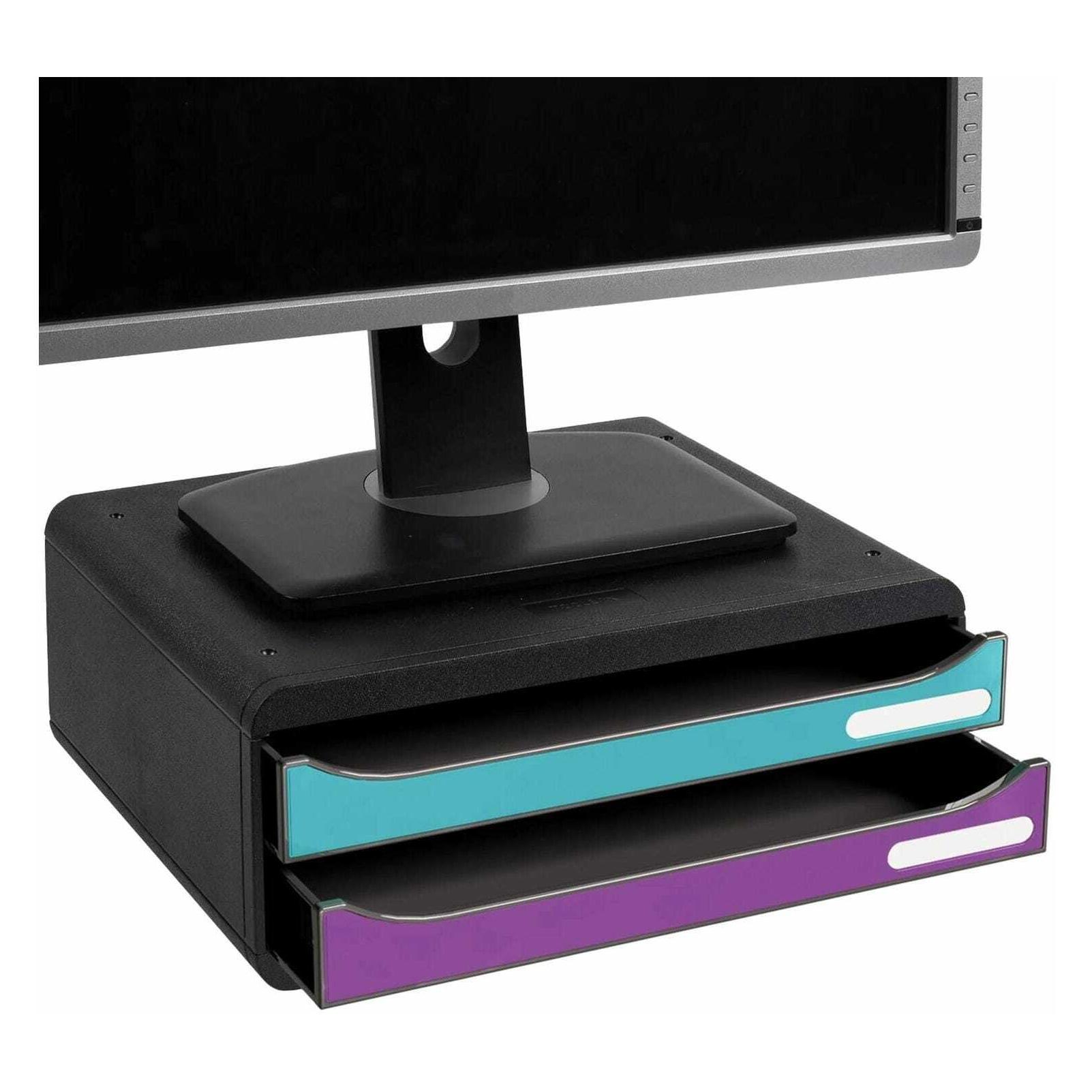 Exacompta TOOLBOX, Ablagemodul mit 2 Schubladen, Kollektion Titan (A4+) (316101D)