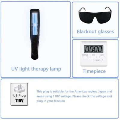 Inspired Living 311nm Narrowband UVB Phototherapy Lamp For Psoriasis And Vitiligo Skin Treatment 110v Us