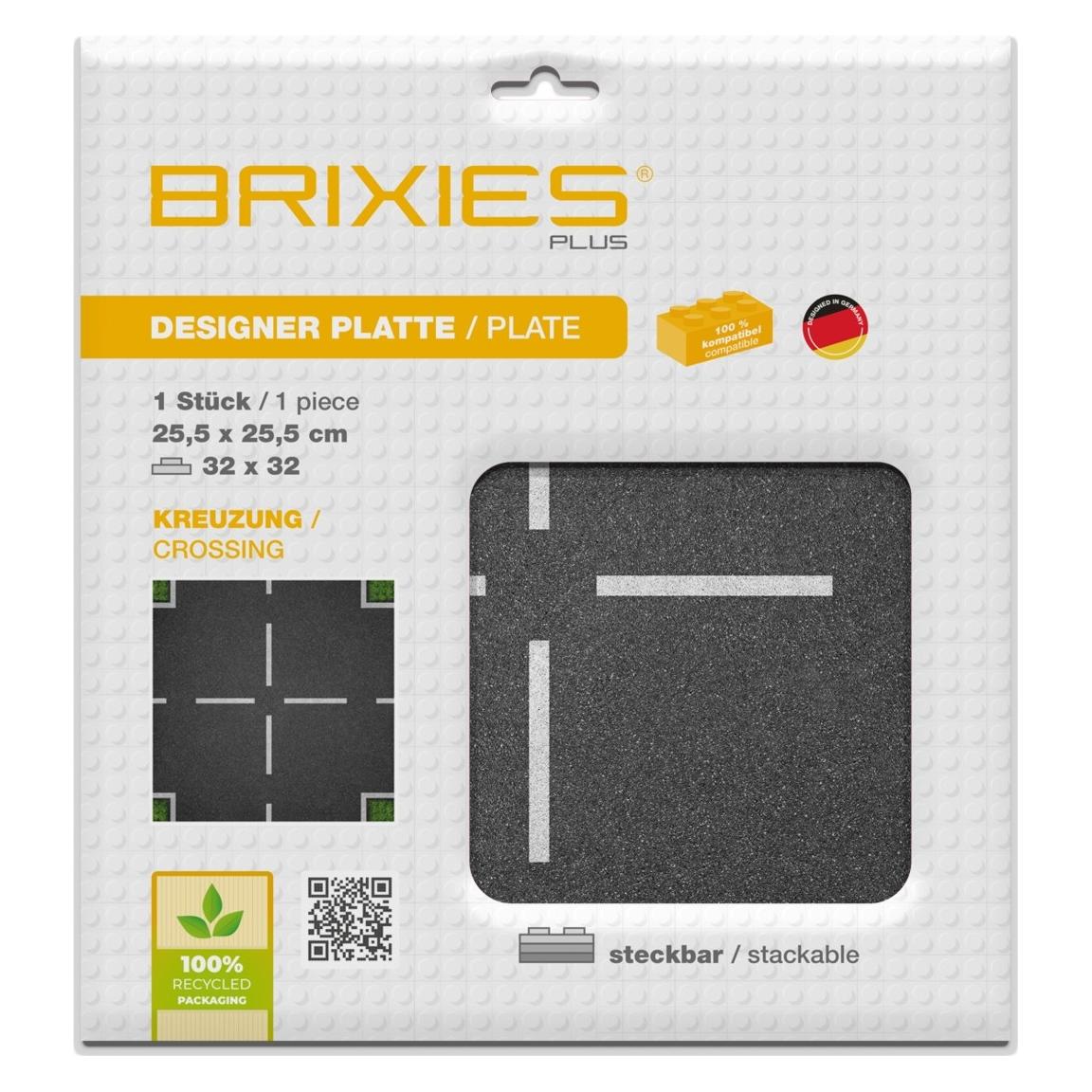 Brixies Bauplatte 32x32 Kreuzung (225.007)