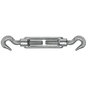 Reyher Spannschloss DIN 1480, M6, mit Haken - Haken, Länge 110 mm, aus verzinkten Stahl