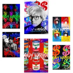 POSTER Set Mit 6 Iconico Graffiti Pop Di Andy Warhol A3 & A4 Rahmenlos