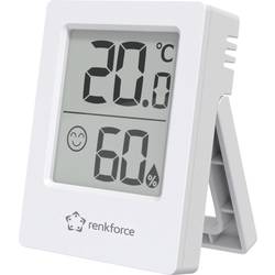 Renkforce RF-6417554 Funk-Thermo-/Hygrometer Weiß RF-6417554