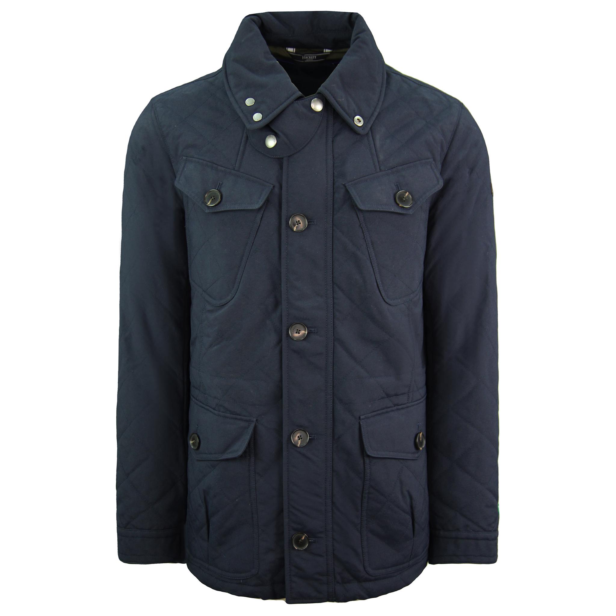 Hackett Londen Fenton Heren Navy Jas