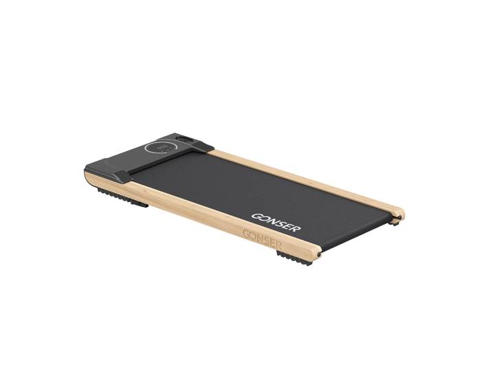 Laufband Walking Pad TIMBERPACE mit Fernbedienung natur