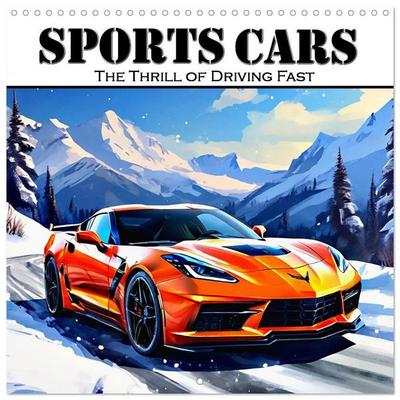 Sports Cars - The Thrill of Driving Fast (Wall Calendar 2027 12 × 12 Inch) CALVENDO 12 Month Wall Calendar