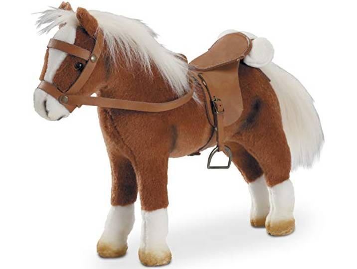 Götz 3401099 springtoernooipaard met zadel voor poppen