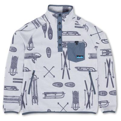 KAVU - Teannaway - Fleecepullover Gr L grau
