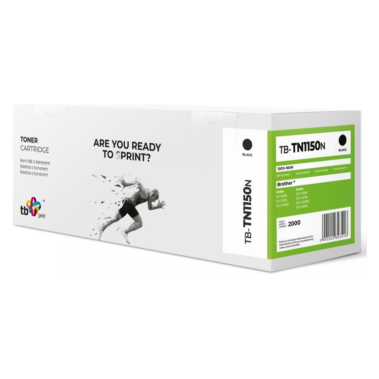 Print Toner für Brother HL-L1240W TB-TN1150N schwarz 100% neu (BK) (TB-TN1150N)