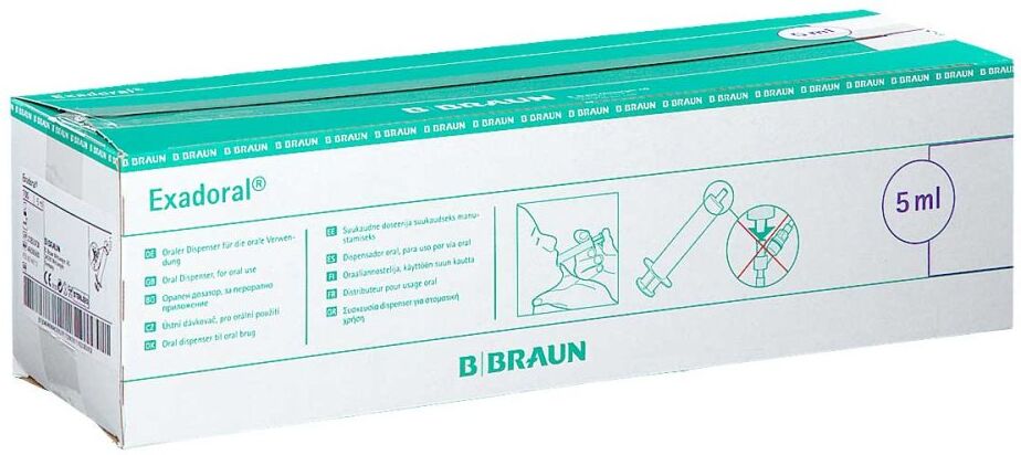 Exadoral B.braun orale Spritze 5 ml