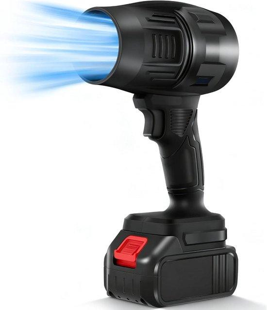 Candeon Mini Turbo Blower Draadloze Bladblazer Zwart