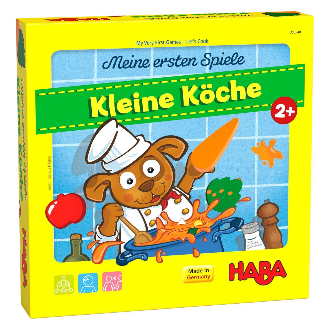 Haba Meine ersten Spiele - Kleine Köche (Deutsch, Englisch, Französisch, Italienisch, Niederländisch, Spanisch, 1 - 4 Spieler) (306348)