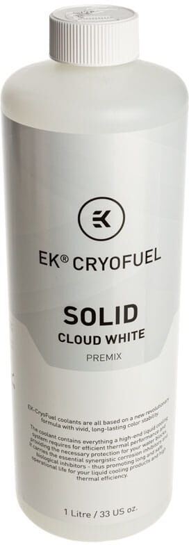 EK Water Blocks EK-CryoFuel Solid Premix, Cloud White - 1000ml