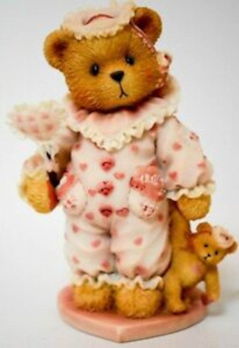 Cherished Teddies beeldje Jilly voor op tafel