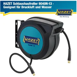 Hazet, Zubehör Druckluftwerkzeug, Schlauchaufroller 9040N-13