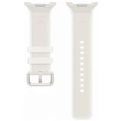 Samsung Misty Band (Edelstahl, Silikon), Uhrenarmband, Beige, Weiss