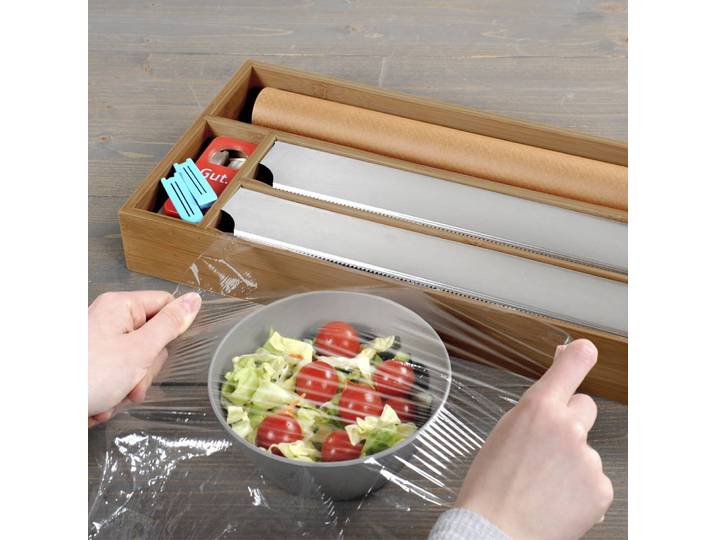 Distributeur de film Syoti 47 x 6 x 21cm Marron/Marron