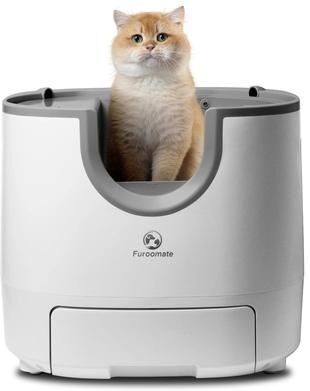 Uplifted Goods Automatic Open Top Self Cleaning Cat Litter Box With Advanced Safety Sensors Automatic Open Top Self Cleaning Cat Litter Box With Advanced Safety Sensors