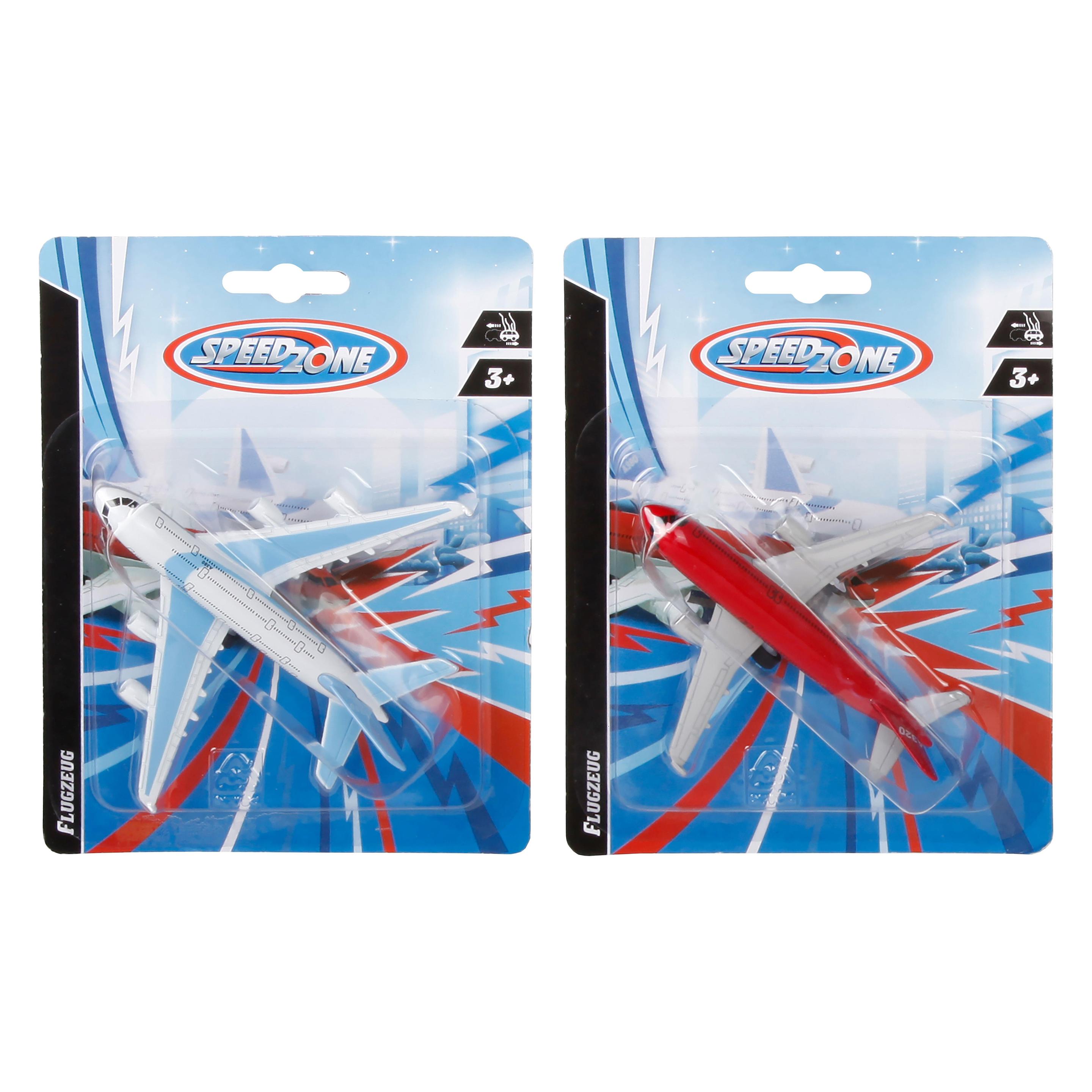 Speedzone SZ D/C Flugzeug, 12cm, 2-fach sort. (58100117)