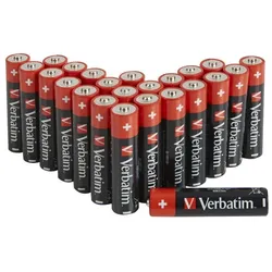 1X24 Verbatim Alkalibatterien Mignon Aa Lr6 49505