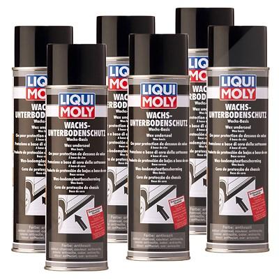 Liqui Moly 6x 500ml Wachs-Unterboden-Schutz anthrazit/schwarz [Hersteller-Nr. 6100]