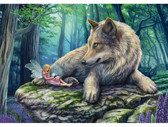 Schmidt Spiele 59714 Wolf en Elfe, puzzel met 500 stukjes