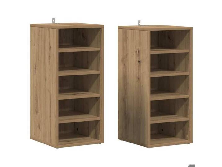NOUVEAU Range-chaussures - (1 PC) Cabinet à chaussures 32x35x70cm - Chêne artisanal - Anti l'humidité  40625