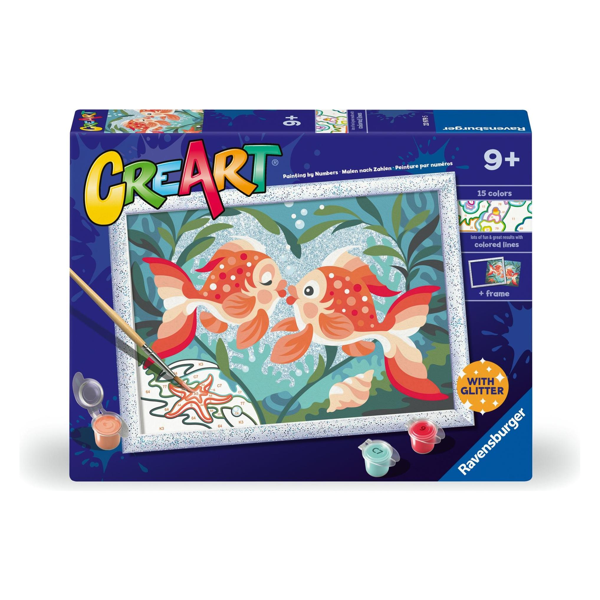 Ravensburger CreArt - Malen nach Zahlen - Fish in Love (23979)