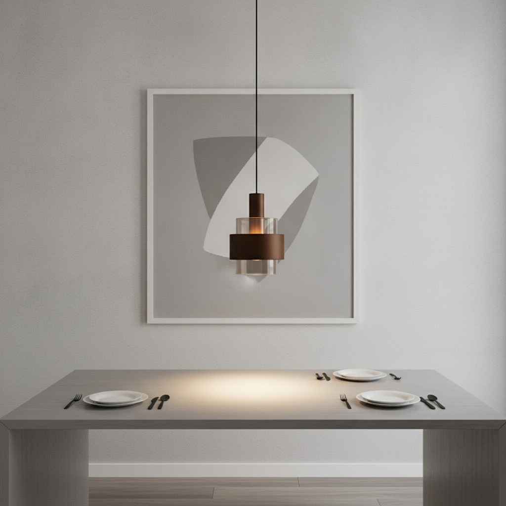 Lyora Moderne Serena Hanglamp - Bruin - Ø 18,5 cm