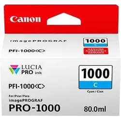 Canon Original PFI-1000C Druckerpatrone - cyan (0547C001)